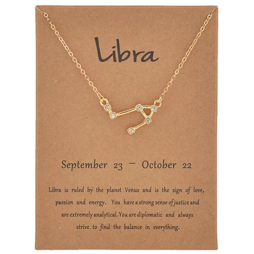 LIBRA Constellation Necklace 🌌